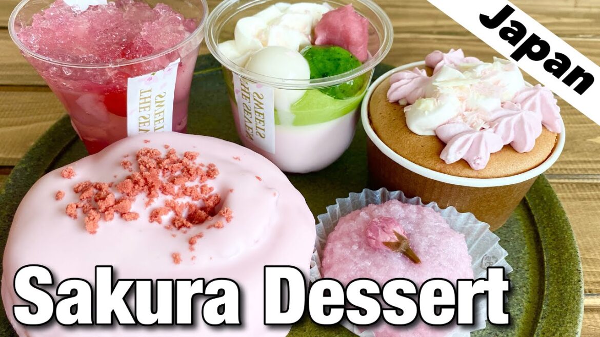 JAPAN’s Sakura(Cherry blossoms) flavored dessert from convenience store‼︎ JAPAN's Sakura(Cherry blossoms) flavored dessert from convenience store‼︎