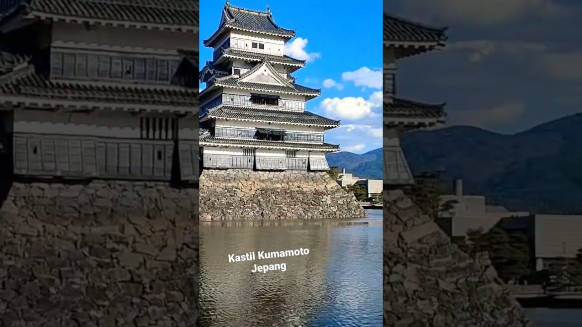 kastil Kumamoto Jepang sangat indah