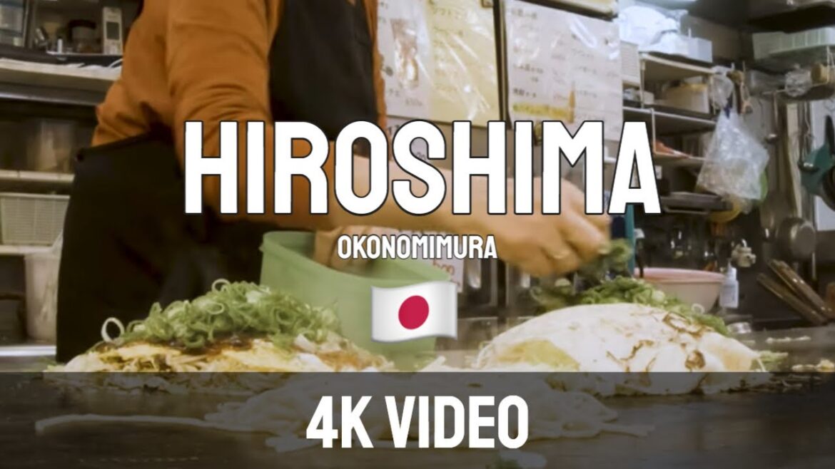 Authentic Okonomiyaki Cooking in Okonomimura, Hiroshima | 4K Japanese Food Experience
