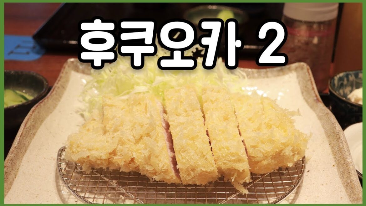 후쿠오카 맛집 돈카츠와카바｜산큐패스｜스타벅스 오호리공원｜캐널시티｜후쿠오카 여행 [일본 기타큐슈2]