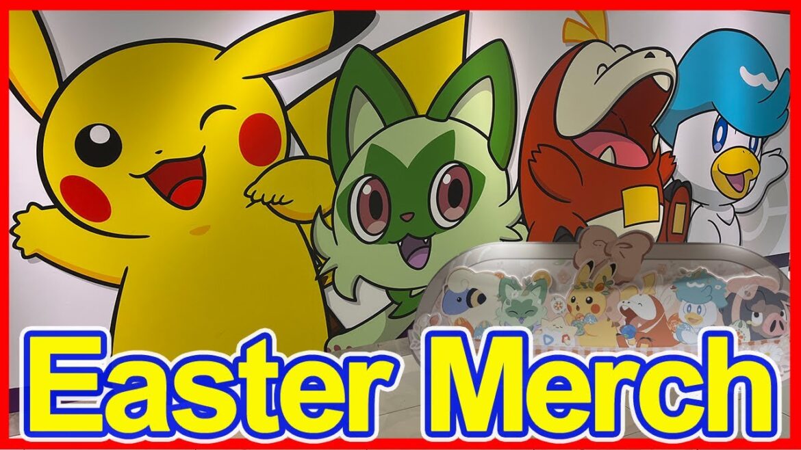 Pokémon Center Easter Merchandise in Japan | Pikachu's Easter Egg Hunt