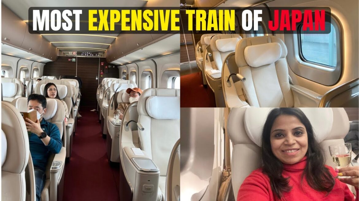 Travelling in JAPAN'S MOST EXPENSIVE and LUXURIOUS TRAIN- $450/4hr Journey