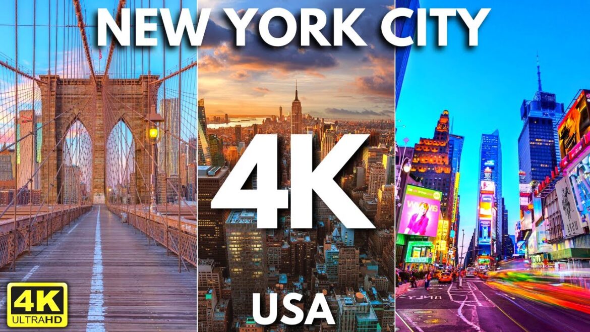 New York City, USA in 4K 60 Fps - 4K Tour