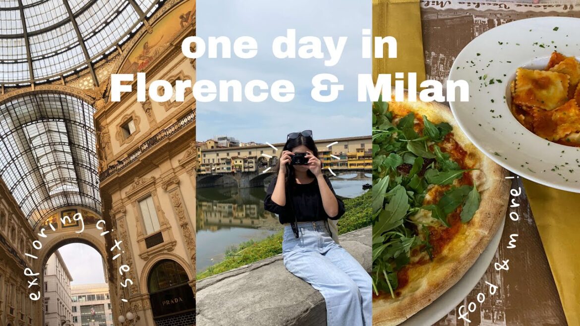 sightseeing and eating through Florence & Milan | europe vlog pt 3 sightseeing and eating through Florence & Milan | europe vlog pt 3