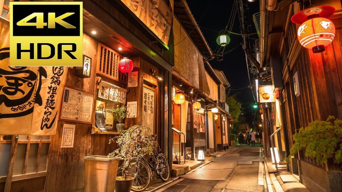 【4K HDR Footage in Japan】Kyoto night walk, Kawaracho-dori, kiyacho-dori, sentocho-dori 【4K HDR Footage in Japan】Kyoto night walk, Kawaracho-dori, kiyacho-dori, sentocho-dori