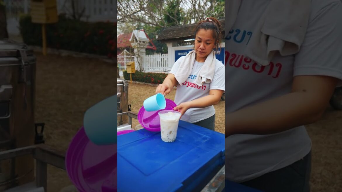 Soya Milk🥛 | Laos Street Food | Laos🇱🇦 | Luang Prabang #shorts