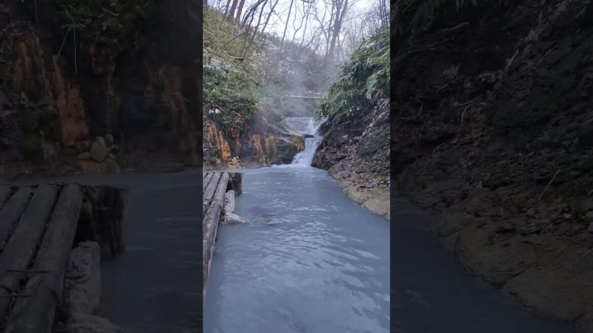 Natural hotsprings in Japan ♨️ #noboribetsu #hokkaido #onsen #winter  #sapporoonsen #travel #japan