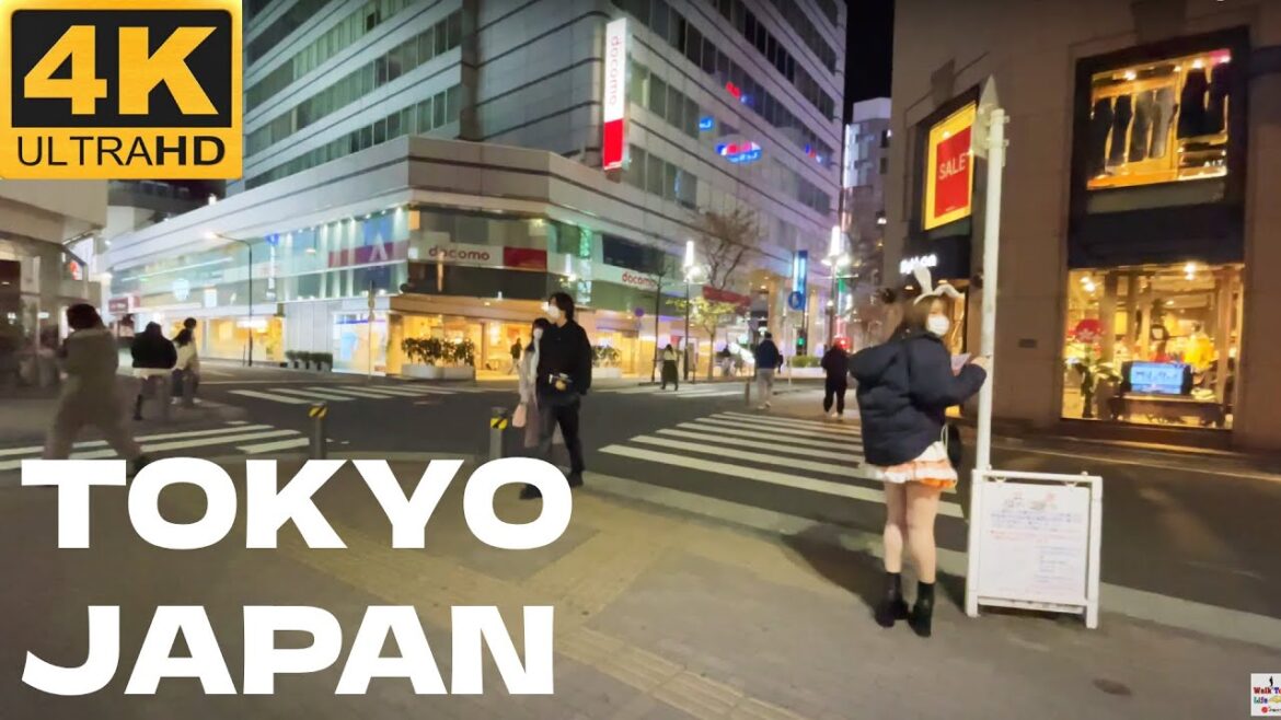 4K TOKYO JAPAN - Travel Tokyo At Night Walking Tour Around Ikebukuro Shinjuku Life In Japan
