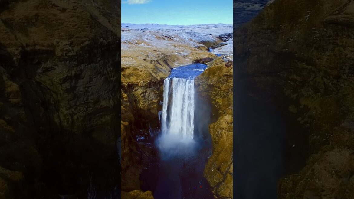 Mountain Stream Waterfall Sounds for Sleep 😴 #shorts #waterfallsounds #mountains