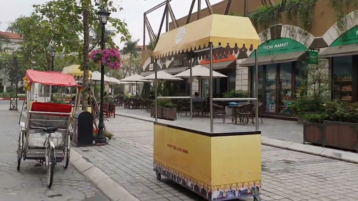 Phố đi bộ Pont de Long Bien Phố đi bộ Pont de Long Bien