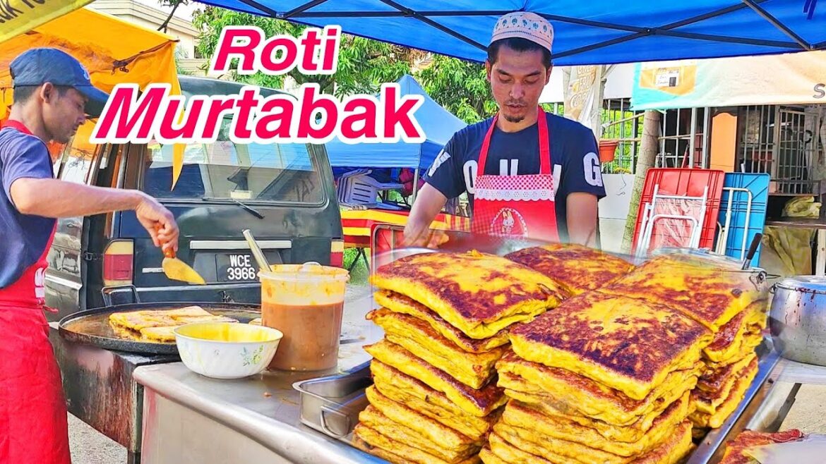 Roti Murtabak Ayam Malaysian Food / Street Food Malaysia / MG Traveller Roti Murtabak Ayam Malaysian Food / Street Food Malaysia / MG Traveller