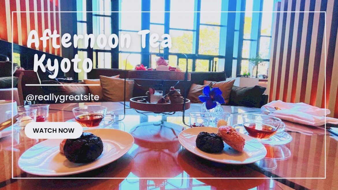 京都【フォーシーズンズホテル京都】ミシュラン５つ星＋ / 京都最高ランクのホテルでアフタヌーンティー / 春の京都/Kyoto/Japan