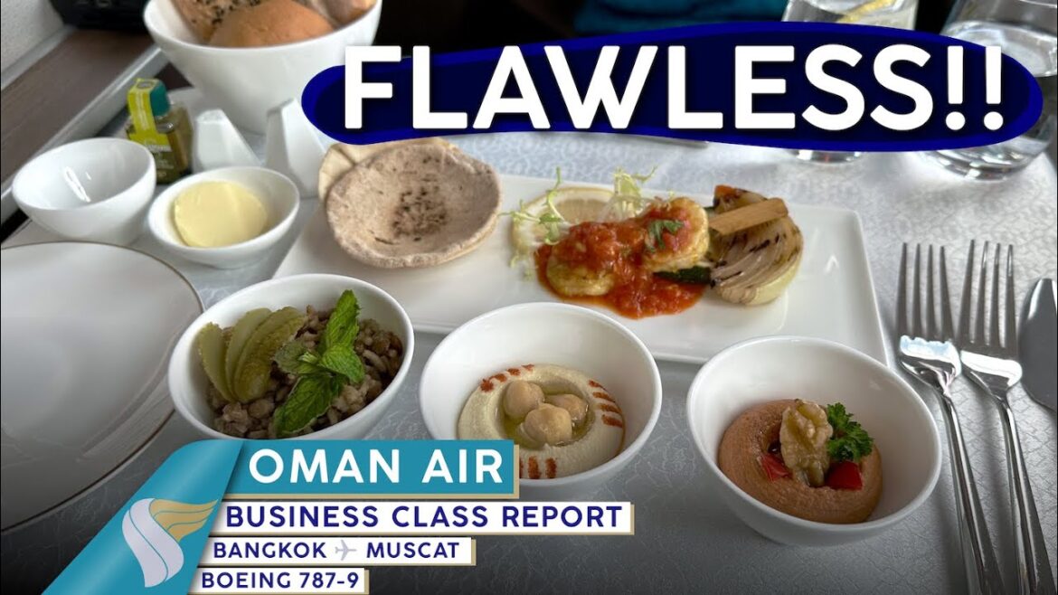 OMAN AIR Business Class 787-9 🇹🇭⇢🇴🇲【4K Trip Report Bangkok to Muscat】BEST Business Class on EARTH?!