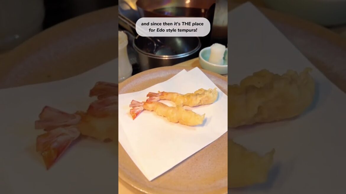 This is the MOST AUTHENTIC tempura restaurant in Tokyo! 🥢 This is the MOST AUTHENTIC tempura restaurant in Tokyo! 🥢