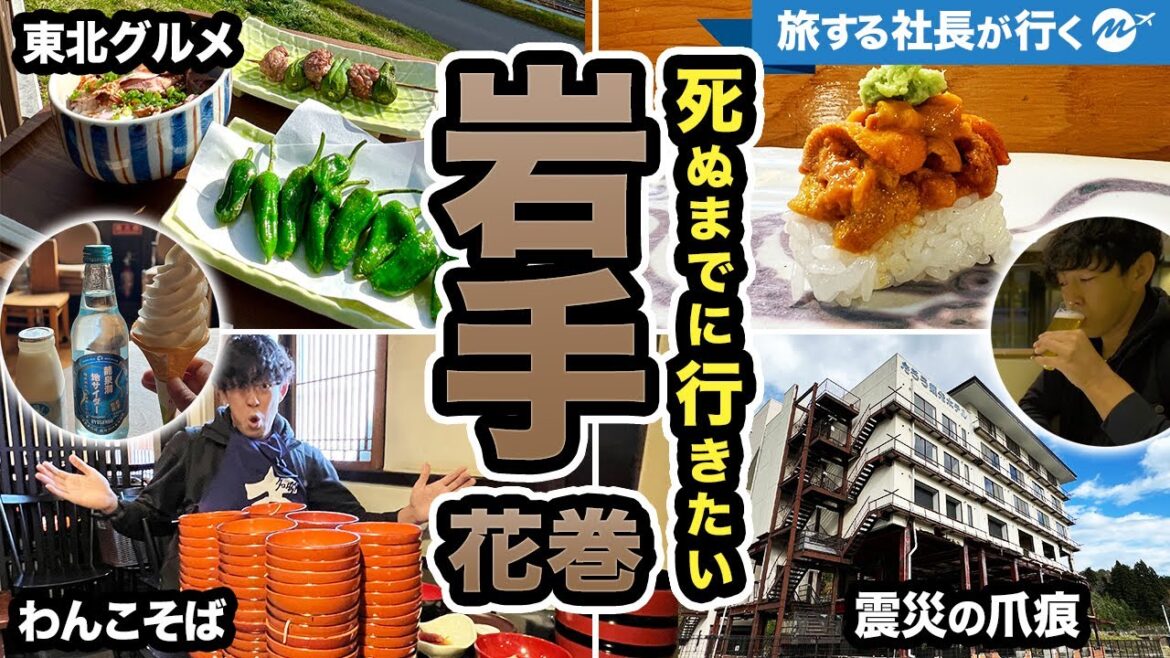 岩手県花巻市・盛岡市旅行42歳2泊3日ひとり旅。盛岡でわんこそば100杯食べることができるのか？【東北グルメ・観光・旅行動画】