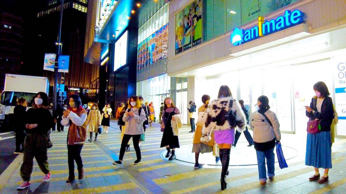 Ikebukuro in Tokyo 🐶🍻Welcome home master♪ 💖4K non-stop 1 hour 02 minutes