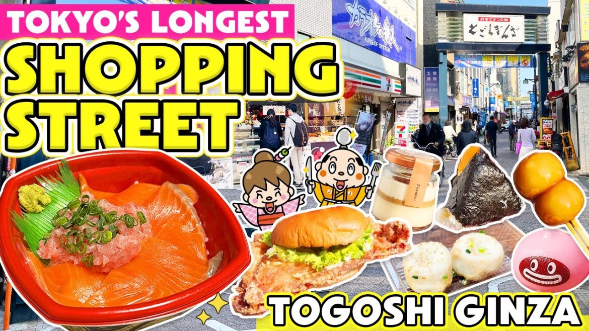 Tokyo Street Food Tour in Togoshi Ginza / Japan Travel Vlog / Japanese Street food