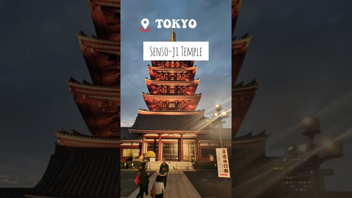 Temple in Tokyo 🛕 🇯🇵 | Senso ji temple tokyo japan | #shorts #travel #japan #travelshorts #ytshorts