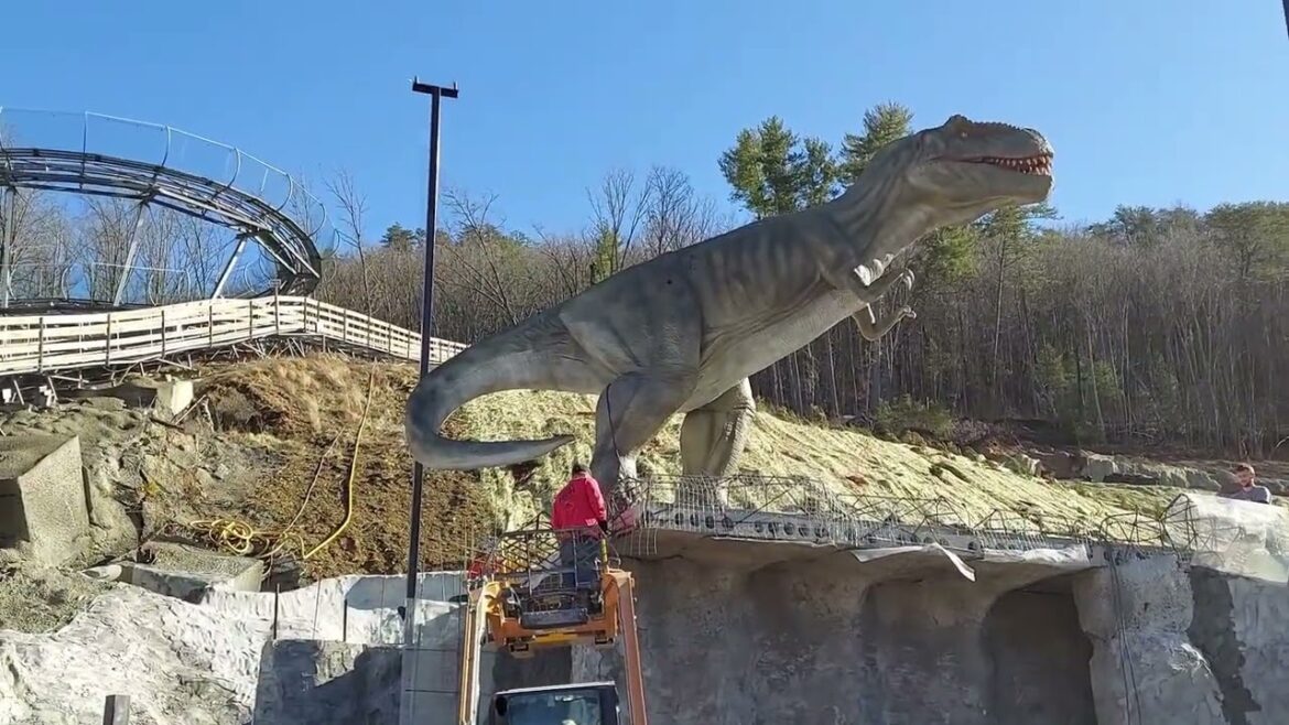COMING SOON TO PIGEON FORGE... (JURASSIC TYMES at the GOAT COASTER).
