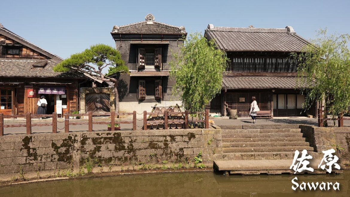 4K Japan - Walking around The Beautiful and Nostalgic Japanese Town | Sawara Townscape Film