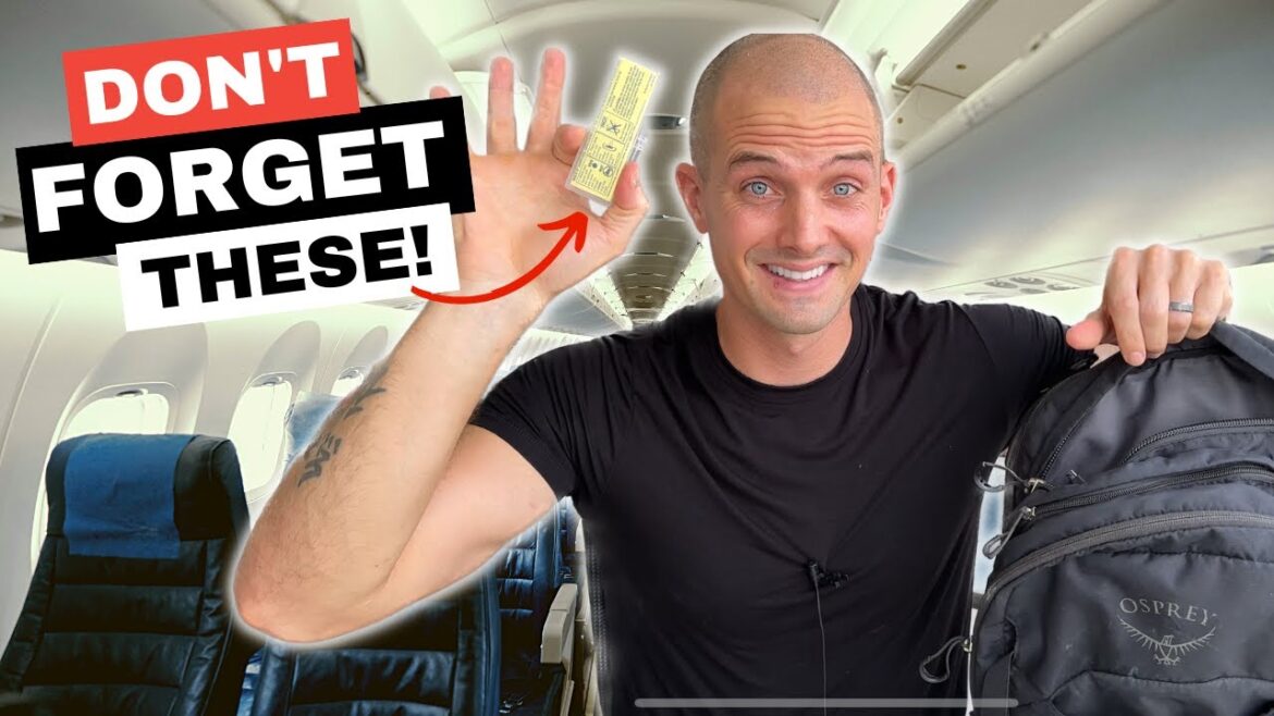 Must Have LONG FLIGHT ESSENTIALS | What to Pack for a Long Flight (2023)