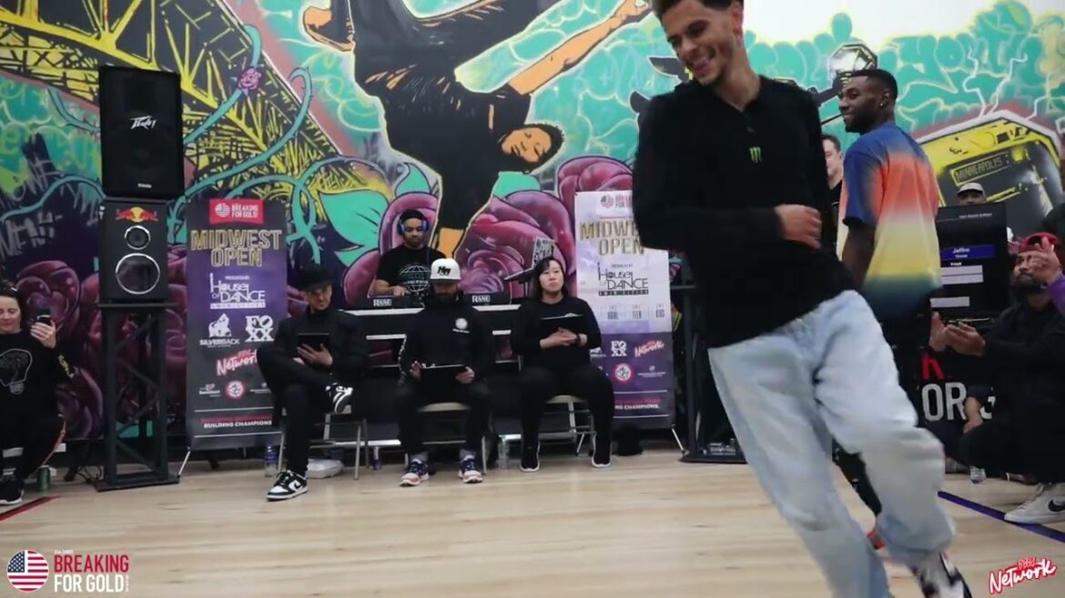Zeku Vs Jeffro - B-Boy Finals - Midwest Open 2023 - Breaking For Gold USA - BNC
