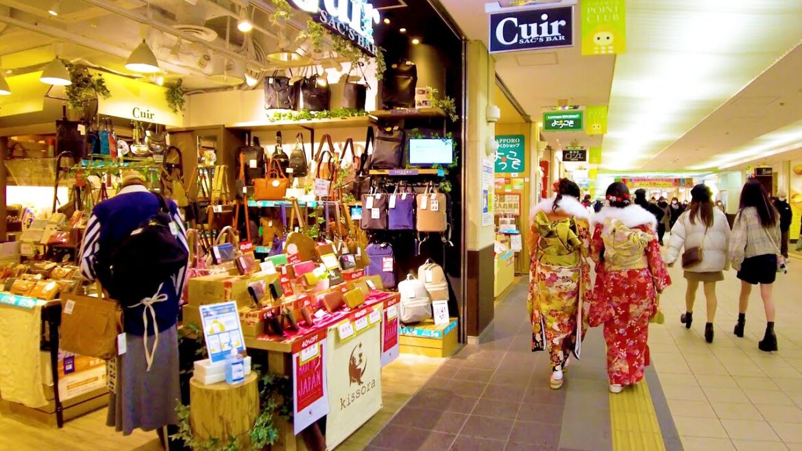 Sapporo Walk in Hokkaido π Gorgeous shopping street βͺ 4K ASMR Nonstop 1 hour 03 minutes Sapporo Walk in Hokkaido π Gorgeous shopping street βͺ 4K ASMR Nonstop 1 hour 03 minutes