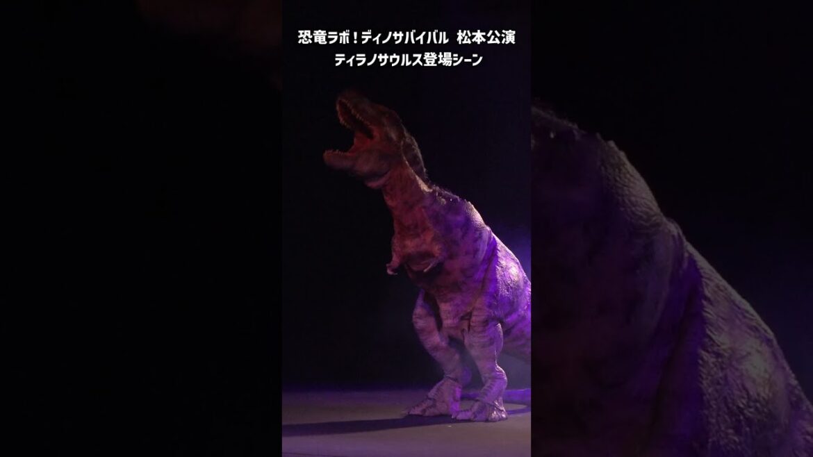 【松本公演】恐竜ラボ!ティラノサウルス登場シーン #Shorts 【松本公演】恐竜ラボ!ティラノサウルス登場シーン #Shorts