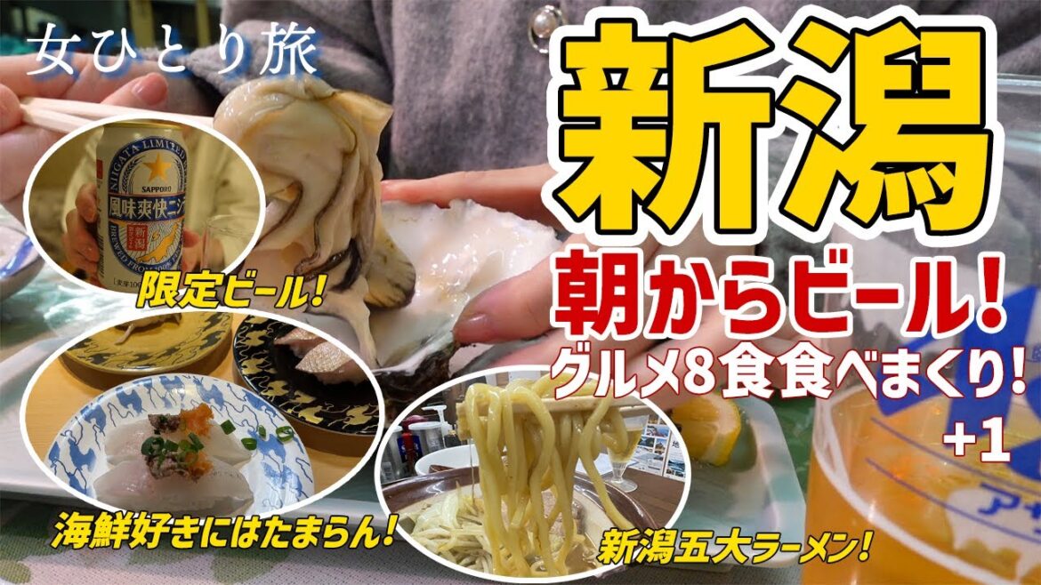 【女一人旅】新潟グルメを満喫！佐渡弁慶/小嶋屋/ラーメン東横/鈴木鮮魚/バスセンターのカレー/ぽん酒館/三吉屋/日本酒案内観光バー/ホテルオークラ/東京ギョーザスタンドウーロン【おまけグルメ1店】