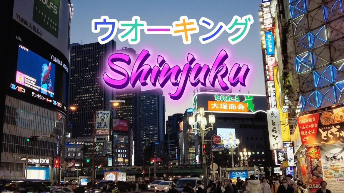 水曜日の新宿三丁目ウオーキング Walking Shinjuku-Sanchome on a Wednesday night