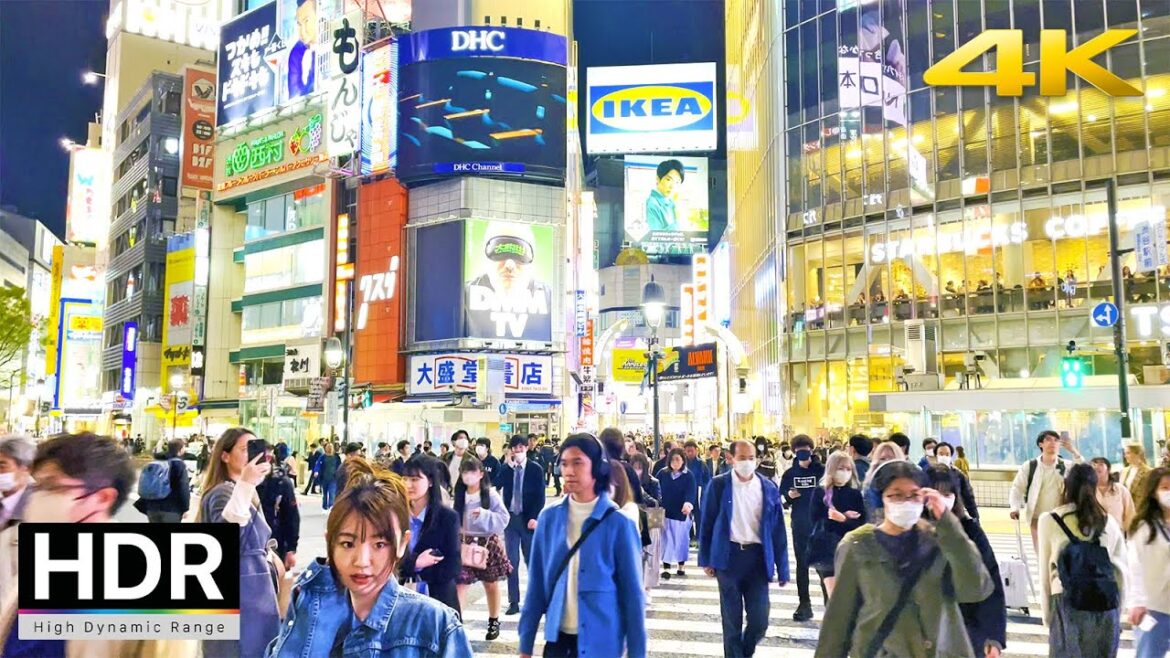 Night Walk in Tokyo Shibuya - 2023 Japan・4K HDR/Binaural