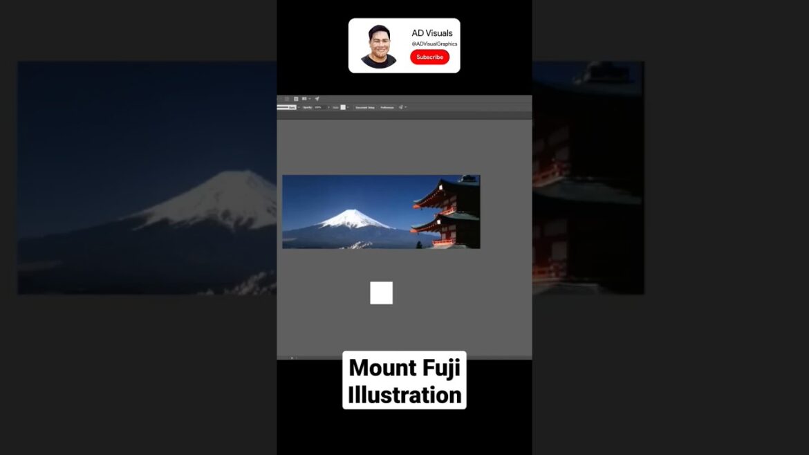 #shorts illustrating Mount Fuji of Japan