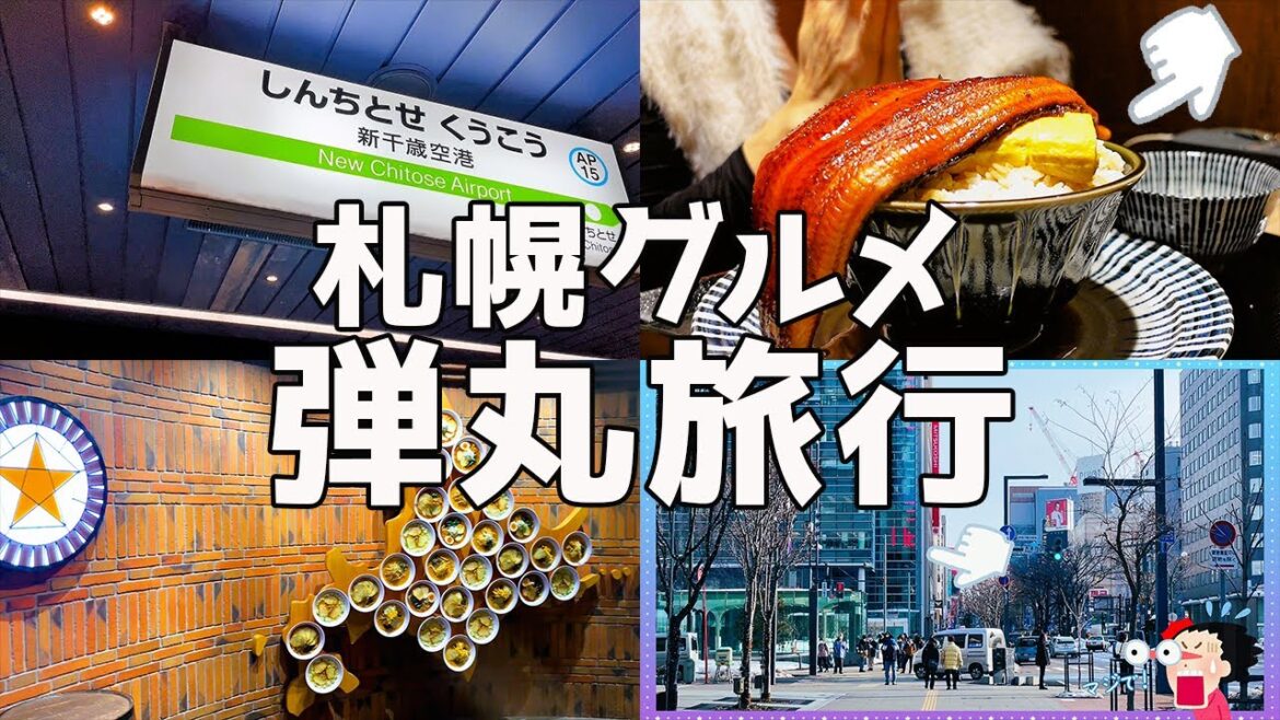 【札幌2泊3日⑦】旅vlog I 総重量1.5キロの巨大うなたま丼 『札幌駅北口酒場めしと純米』 I ラーメン道場 I 女一人旅