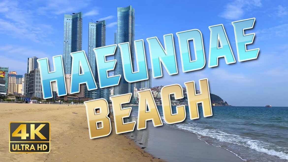 Haeundae Beach Busan South Korea Walking Tour: The Best Beach in Korea??