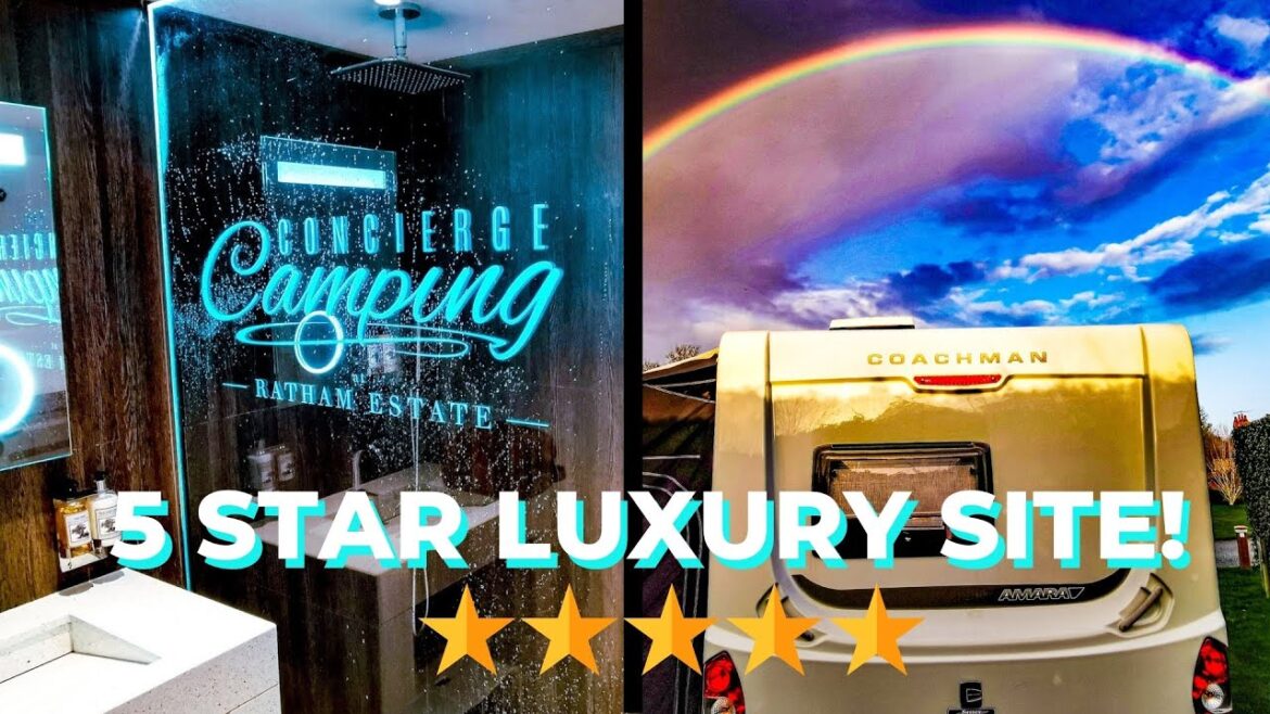 We visit a 5 star luxury  caravan site | Concierge Camping, West Sussex