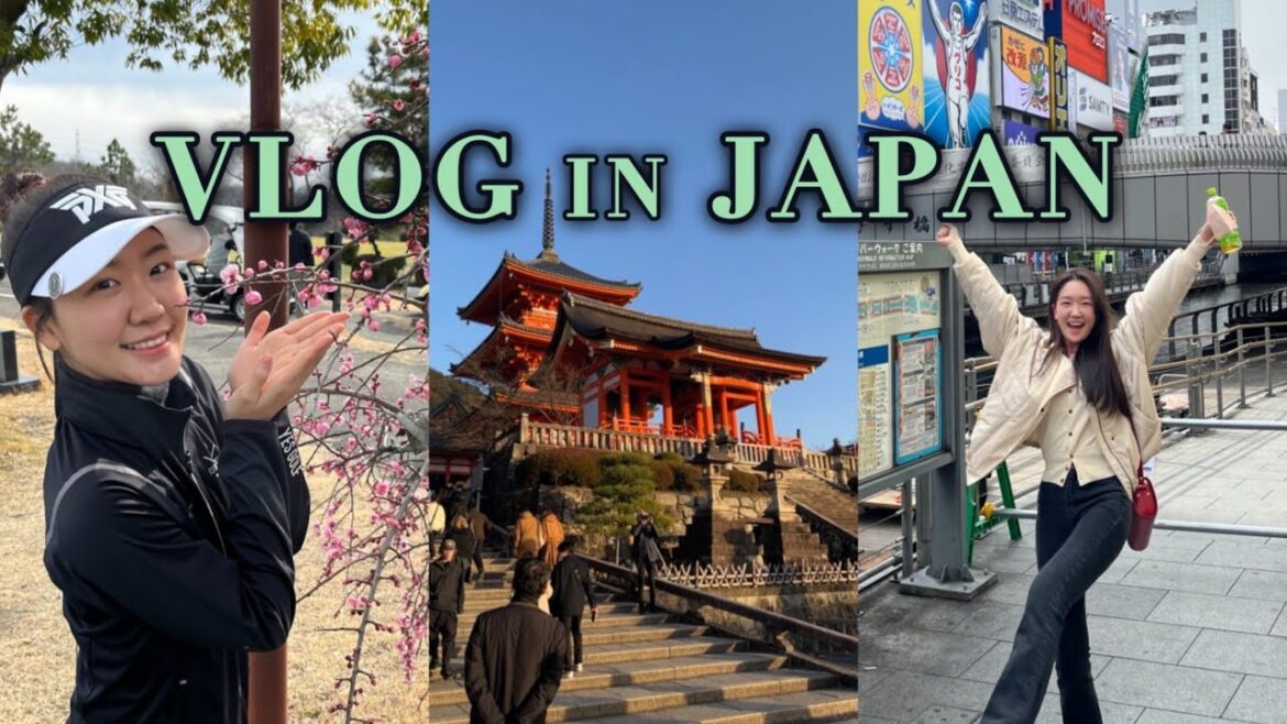 [Travel]  🇯🇵 일본 오사카 교토 가족여행 | 무계획이 계획이 되는 여행 | 자유여행 중 골프치기
