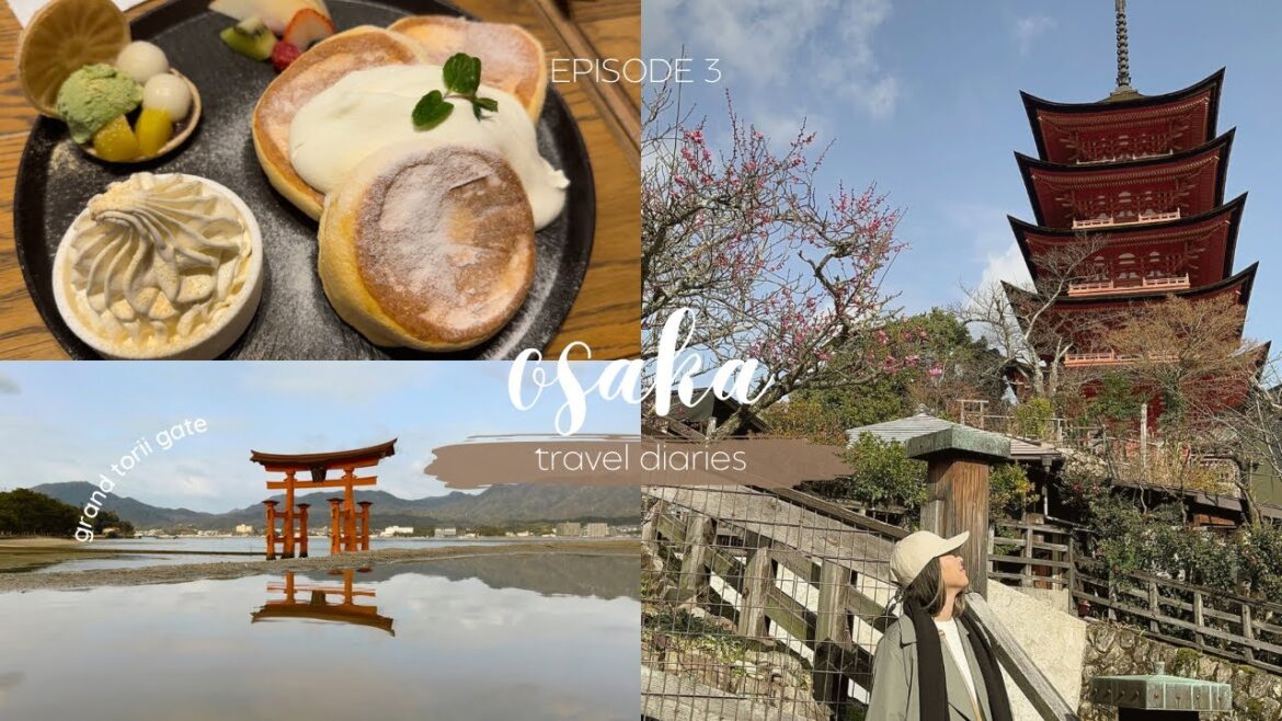 osaka 🇯🇵 | ep 3 - dotonbori, pig cafe, shinsekai, hiroshima, miyajima, street food, genbaku dome