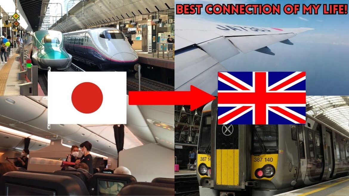 41 HOURS: Japan to the UK! Brilliant trains, comfortable flights, and more!