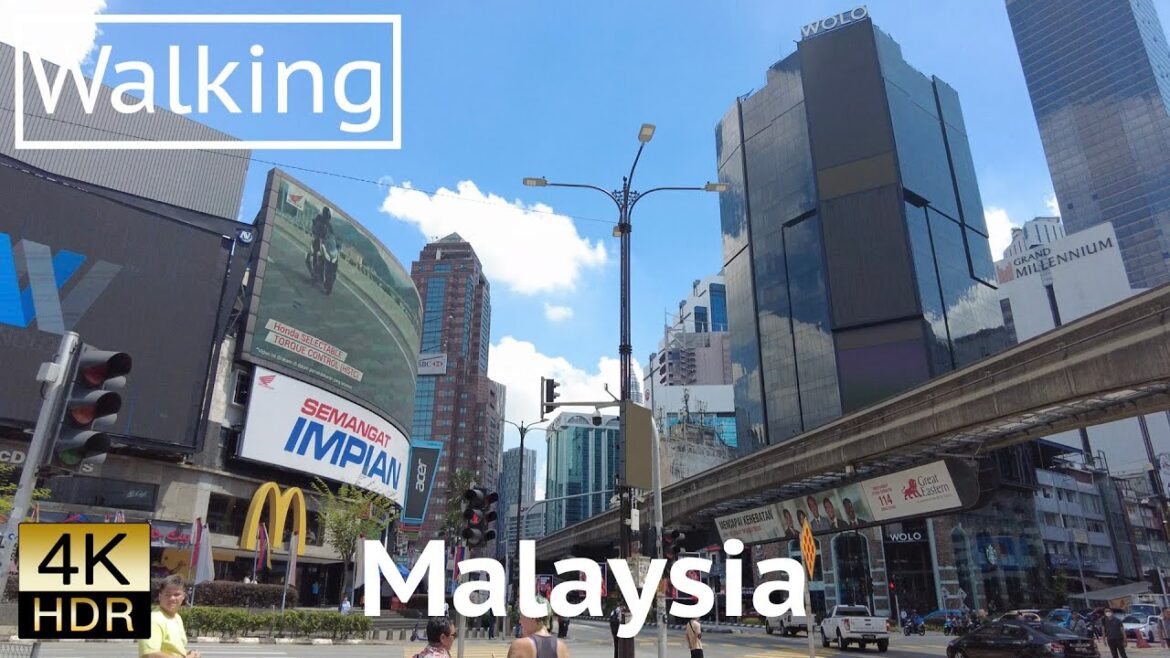 Walking to Pavilion Kuala Lumpur | Walking tour | Malaysia |4K|