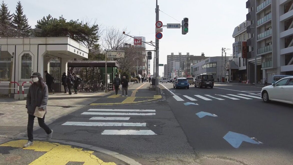 【4K】月寒中央 月寒東 散策 | 日本 北海道 札幌 豊平区【Binaural ASMR】