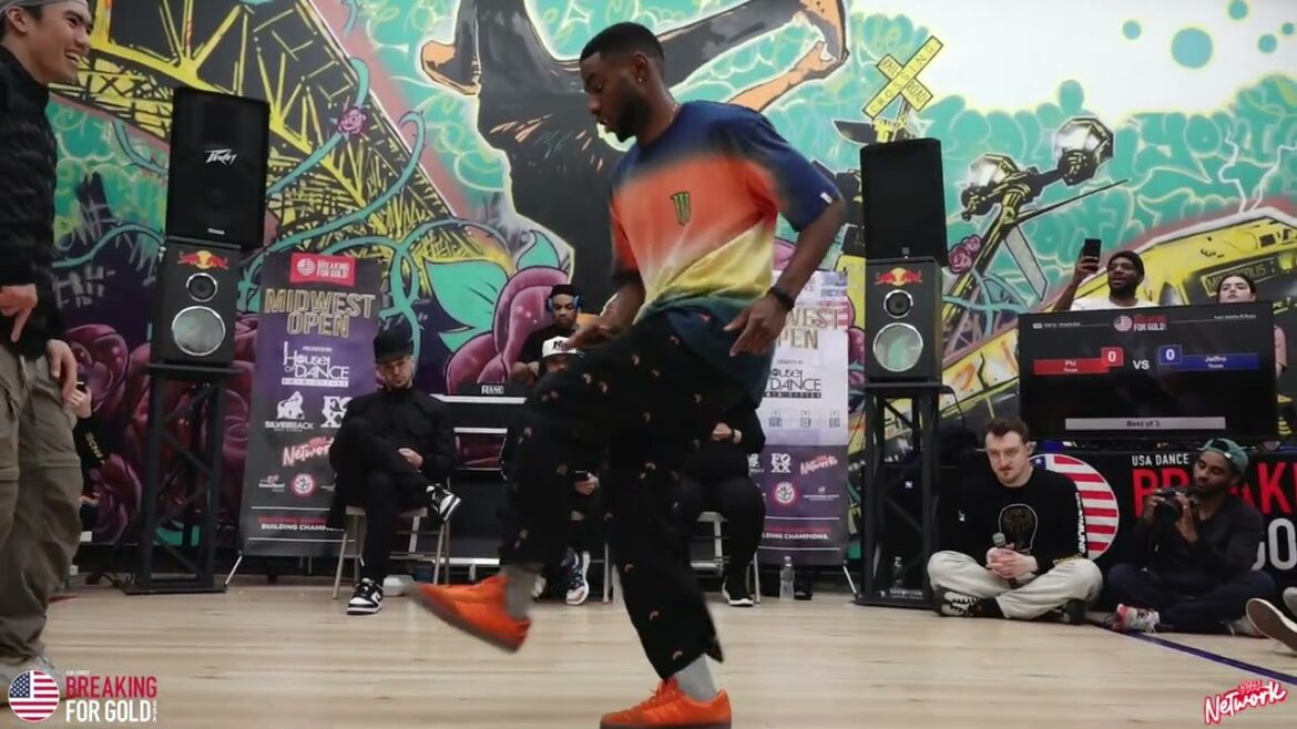 Phi Vs Jeffro -B-Boy Top 16 – Midwest Open 2023 – Breaking For Gold USA – BNC Phi Vs Jeffro -B-Boy Top 16 - Midwest Open 2023 - Breaking For Gold USA - BNC