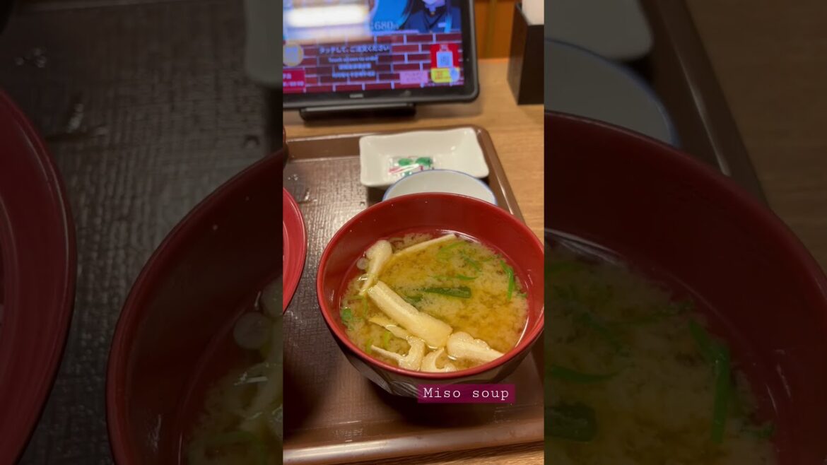 Osaka, Japan - Dinner at Sukiya Restaurant