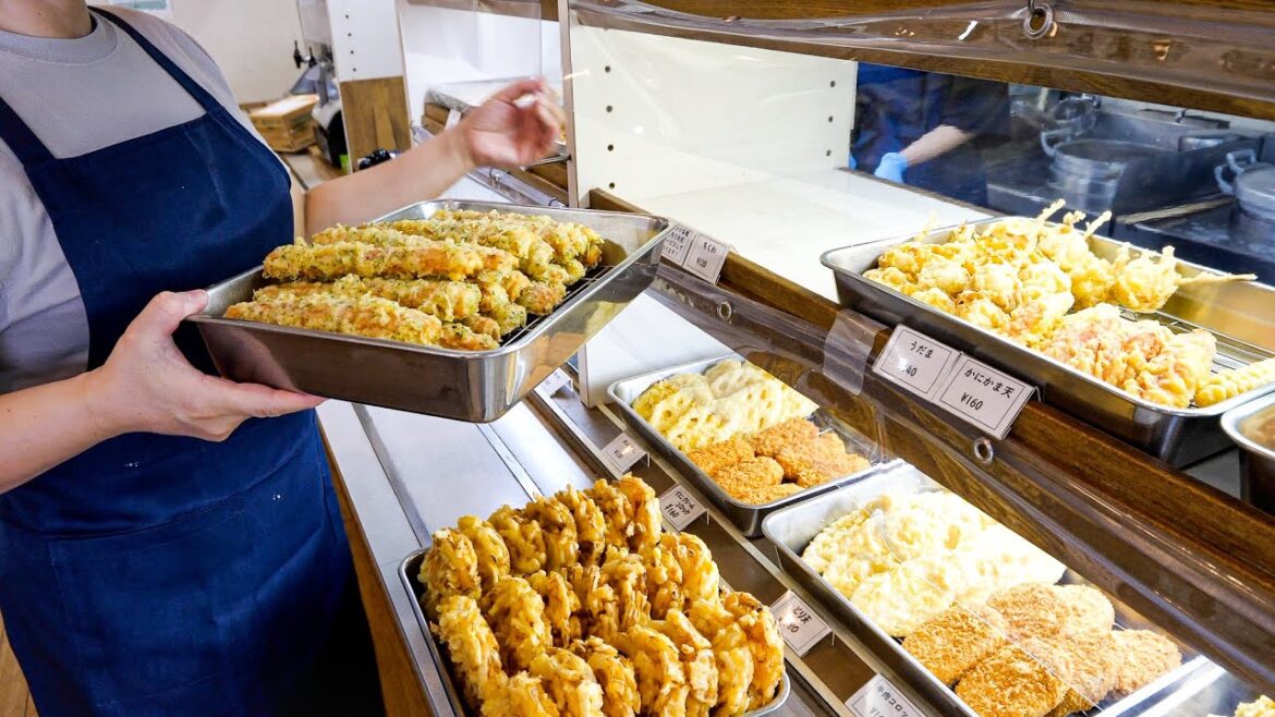 超絶天ぷらラッシュ！！早朝４時から始まるセルフサービスうどん店の驚異的な仕込みに密着丨Tempura and Udon Restaurant : Japanese style