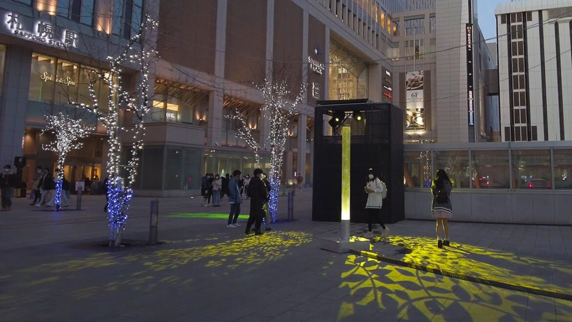 【4K】大通公園→札幌駅 散策 2023 日本 北海道 札幌 中央区【Binaural Audio】