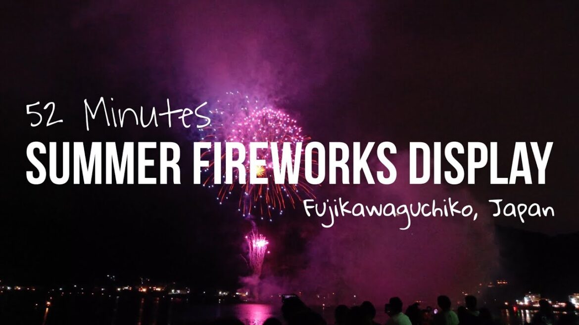 Festival Kembang Api Musim Panas - Fujikawaguchiko, Yamanashi, Japan