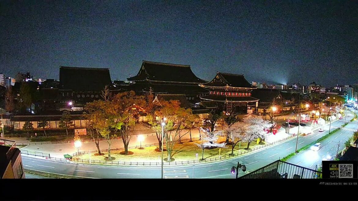 【ARCHIVE】 (KYOTO JAPAN LIVE CAMERA) 2023/03/3　0:00～