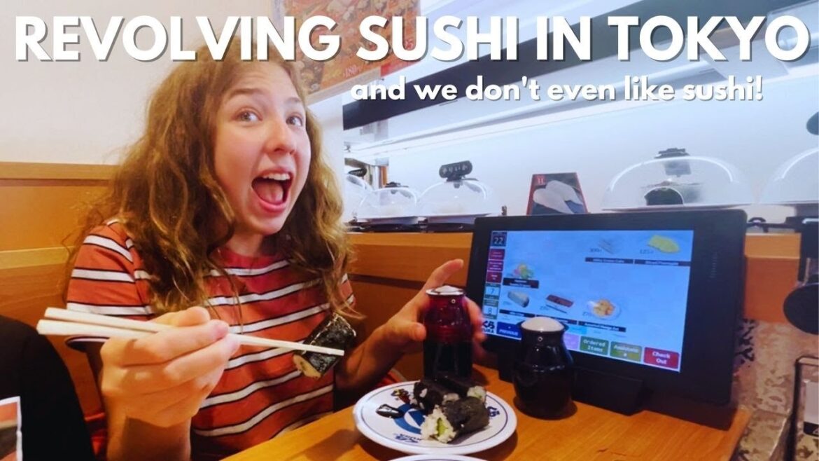 REVOLVING SUSHI RESTAURANT IN TOKYO (and we don't even like sushi!)