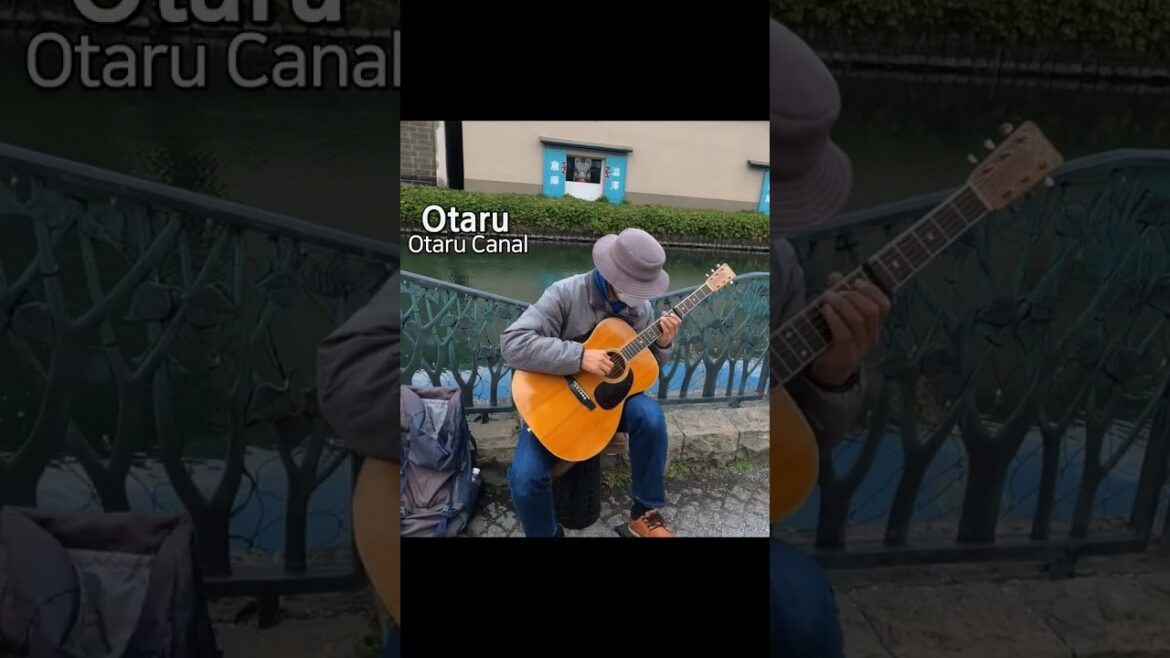 小樽運河を歩いていたら凄い音楽家に出会いました
