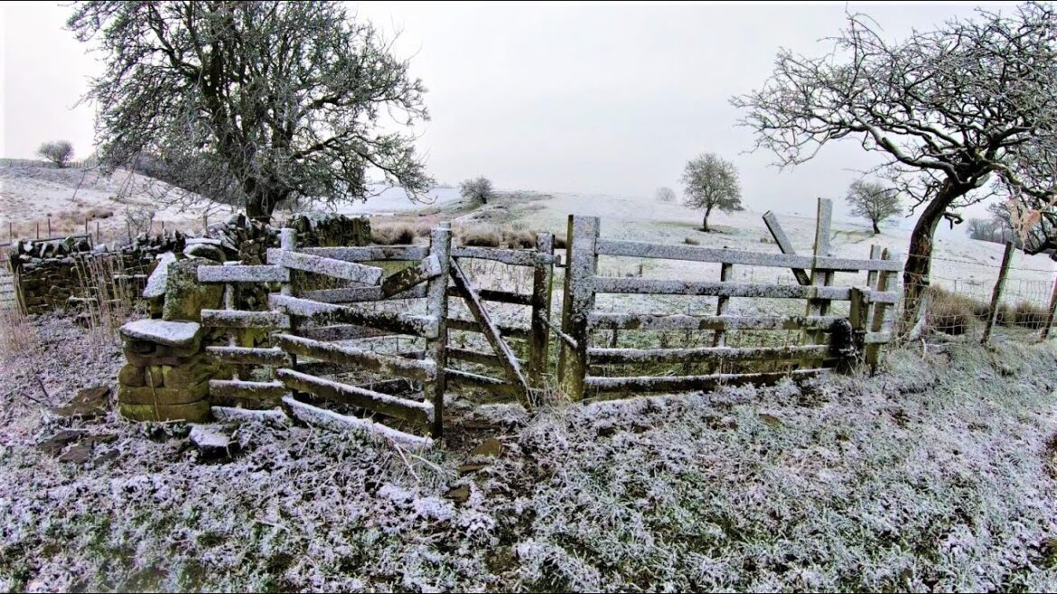 Winters Walk - Elslack 4K #relaxingwalk