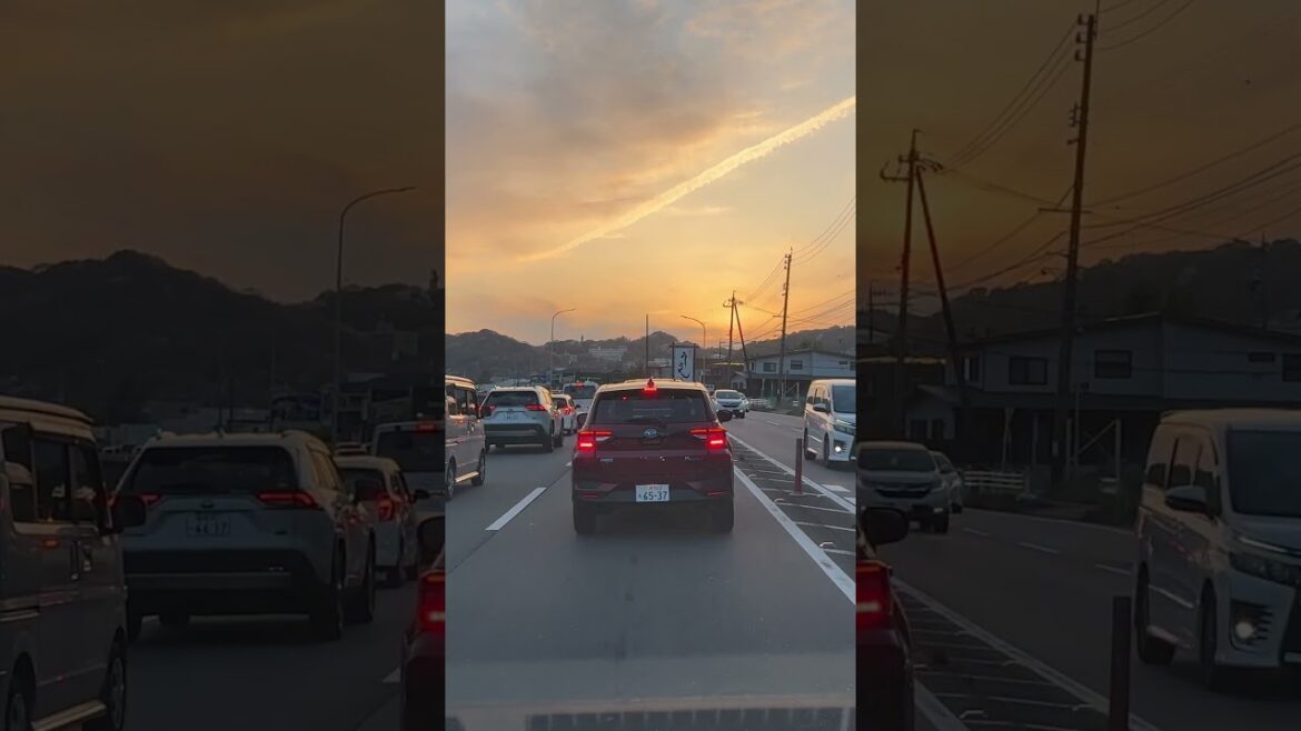 Amazing Sunset Drive 🌅 🤩 🇯🇵 #japan #japantrip #japanroadtrip #discoverjapan #aichi #gamagori Amazing Sunset Drive 🌅 🤩 🇯🇵 #japan #japantrip #japanroadtrip #discoverjapan #aichi #gamagori
